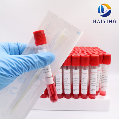10 밀리람베르트 혈액 샘플 수집 병 바이러스 독감 검사