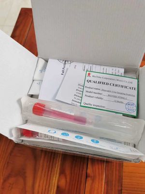 10 밀리람베르트 혈액 샘플 수집 병 바이러스 독감 검사